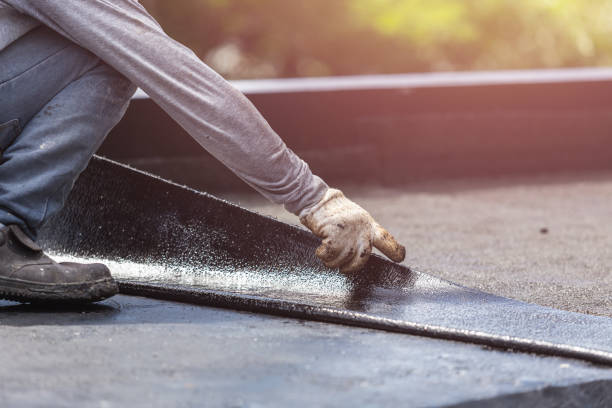 Professional Waterproofing technician working in Plainview, NY